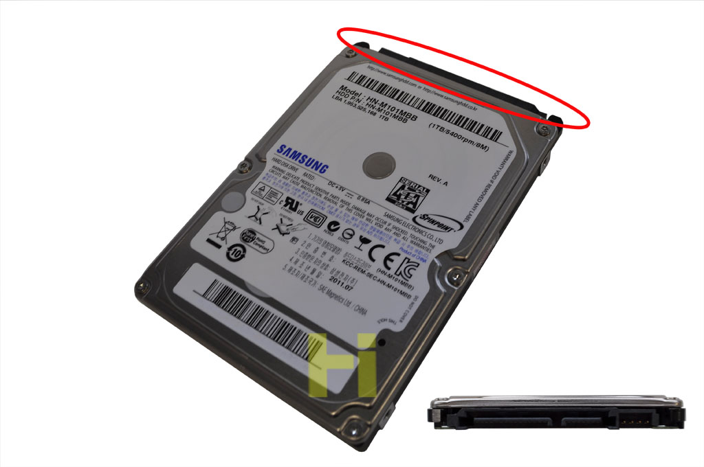 Festplatte mit 9,5 mm Bauhöhe - Achtung diese HDD passt nicht in jeden  Schacht